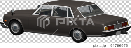 Cut-out image of Japan's representative ultra-luxury car Century. background transparent illustration 94766976