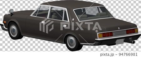 Cut-out image of Japan's representative ultra-luxury car Century. background transparent illustration 94766981