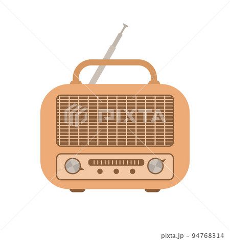 cartoon old radio