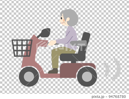 Senior car Electric wheelchair Grandmother 94768780