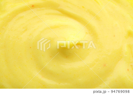 Lemon curd on whole background, close up 94769098
