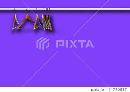 shoulder on the hanger on trendy background 94770037