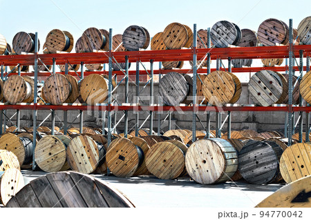 open-air warehouse for industrial cable products 94770042