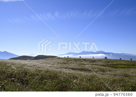 秋の霧ヶ峰高原 秋の霧ヶ峰高原 94770360