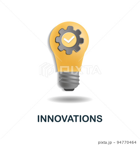 Innovations icon. 3d illustration from company value collection. Creative Innovations 3d icon for web design, templates, infographics and more 94770464