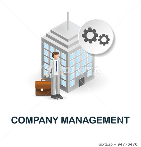 Company Management icon. 3d illustration from company management collection. Creative Company Management 3d icon for web design, templates, infographics and more 94770470