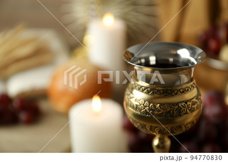 Concept or composition of Eucharist, space for text Concept or composition of Eucharist, space for text 94770830