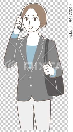 穿西裝的女人打電話 穿西裝的女人打電話 94772040