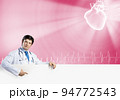 Doctor with banner 94772543