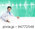 Doctor with banner 94772546