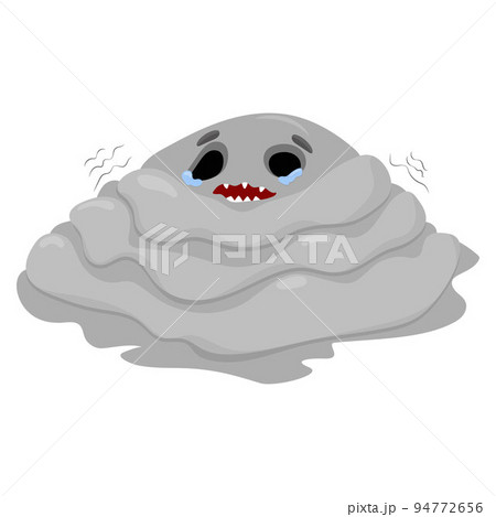 Cartoon Scared Halloween Monster. Simple vector illustration 94772656
