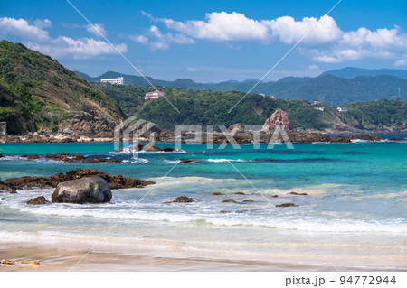 《静岡県》美しき伊豆のビーチ・九十浜海水浴場 94772944