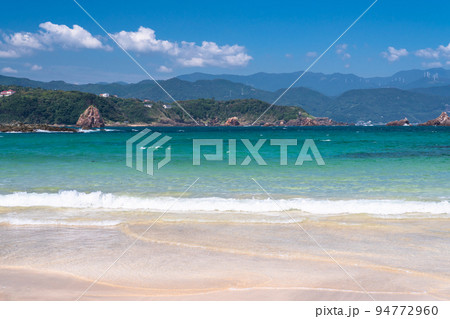 《静岡県》美しき伊豆のビーチ・九十浜海水浴場 《静岡県》美しき伊豆のビーチ・九十浜海水浴場 94772960