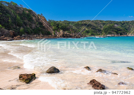 《静岡県》美しき伊豆のビーチ・九十浜海水浴場 《静岡県》美しき伊豆のビーチ・九十浜海水浴場 94772962