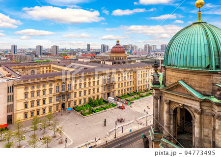 The Pergamon Museum, view from the dome of the Berlin Cathedral, Berlin, Germany The Pergamon Museum, view from the dome of the Berlin Cathedral, Berlin, Germany 94773495