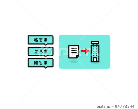 情報処理のイラストアイコン 情報処理のイラストアイコン 94773544
