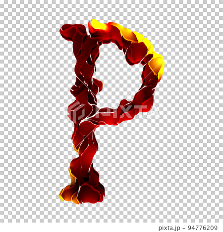 3D rendering cracked font.Distressed letter with mystic glowing on transparent background. 3D rendering cracked font.Distressed letter with mystic glowing on transparent background. 94776209