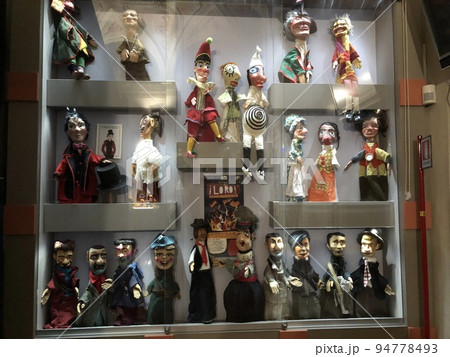 Italia marionette in puppets museum in Parma 94778493