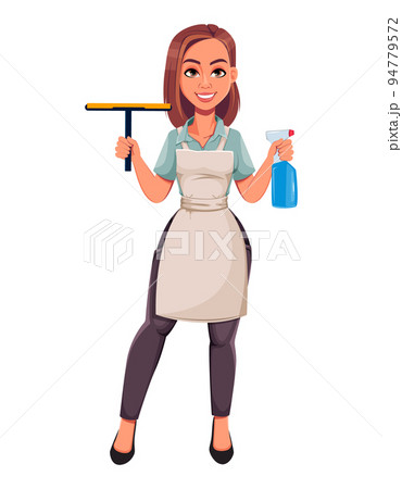 Housewife concept, young pretty stylish woman 94779572