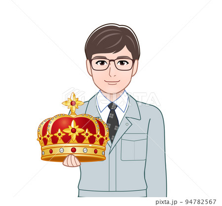 王冠を持つ男性 94782567