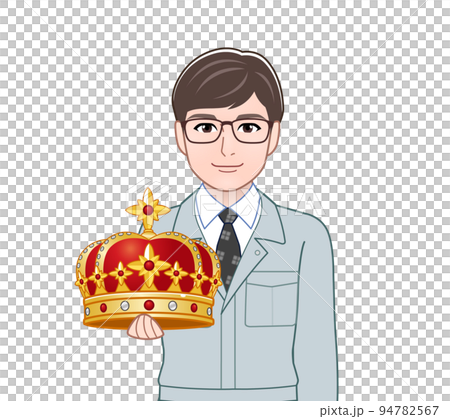 王冠を持つ男性 94782567