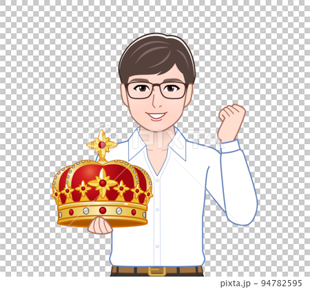 王冠を持つ男性 94782595
