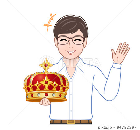 王冠を持つ男性 94782597