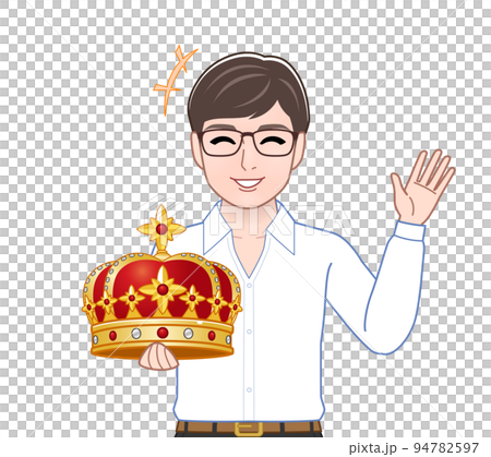 王冠を持つ男性 94782597