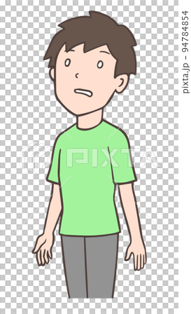 white-eyed man, dull-headed person, dazed, lethargic white-eyed man, dull-headed person, dazed, lethargic 94784854