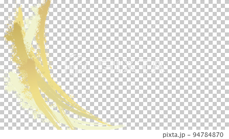 Vector background illustration of golden brush strokes Vector background illustration of golden brush strokes 94784870