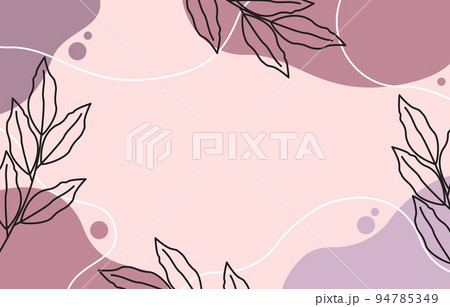 Aesthetic Colorful Pastel Floral Fluid Abstract Background 94785349
