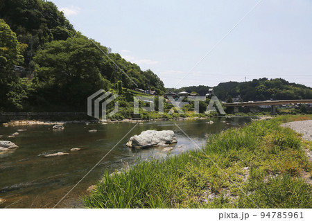 吉野川　吉野　奈良　奈良吉野　吉野大淀町　奈良県　なら　一級河川　川　河川　河原　河川敷 94785961