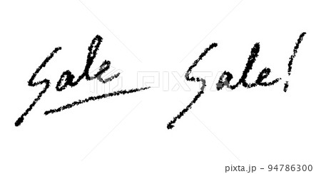 Sale! 色々使える手書きのベクター素材 94786300