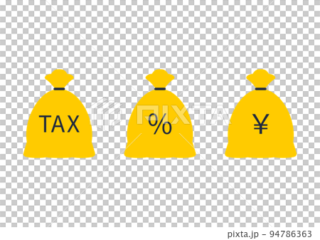 お金・報酬・給料・ボーナス・税金のイラスト素材 94786363