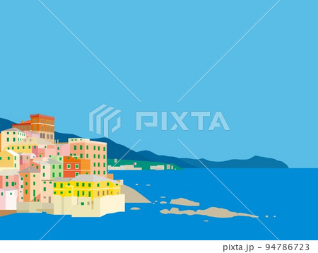 ボッカダッセ　boccadasse　ジェノヴァ　genova　リグリア　liguria　イタリア 94786723