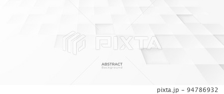 Abstract 3d modern square banner background. Geometric pattern texture. vector art illustration 94786932