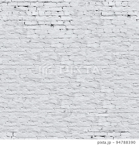 Old White Brick Wall. Seamless Tileable Texture. 94788390