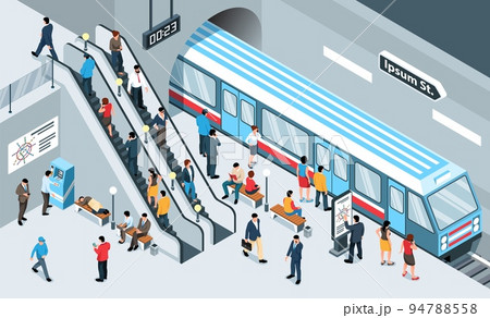 Isometric Subway Concept 94788558