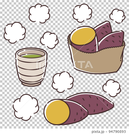 さつまいもと緑茶のセット 94790893