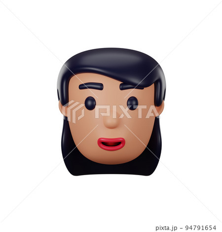 3d avatar profile woman 3d avatar profile woman 94791654
