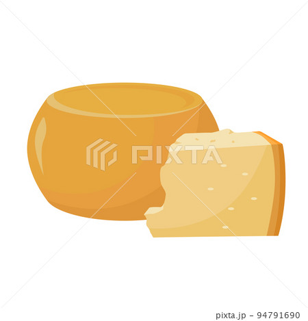 パルメザンチーズのベクターイラスト。 94791690