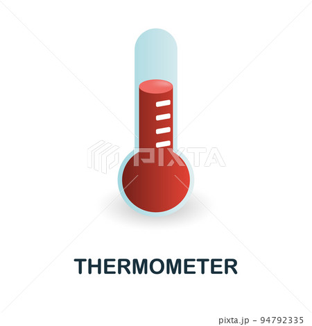 Thermometer icon. 3d illustration from measuring collection. Creative Thermometer 3d icon for web design, templates, infographics and more Thermometer icon. 3d illustration from measuring collection. Creative Thermometer 3d icon for web design, templates, infographics and more 94792335