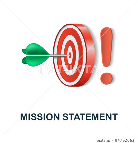 Mission Statement icon. 3d illustration from business plan collection. Creative Mission Statement 3d icon for web design, templates, infographics and more Mission Statement icon. 3d illustration from business plan collection. Creative Mission Statement 3d icon for web design, templates, infographics and more 94792662