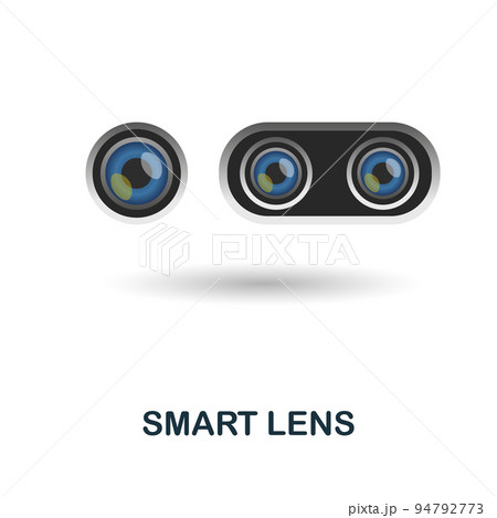 Smart Lens icon. 3d illustration from artificial intelligence collection. Creative Smart Lens 3d icon for web design, templates, infographics and more 94792773
