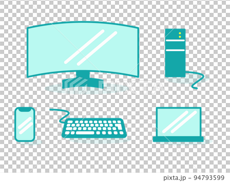 ネットワーク活用のイラストアイコン 94793599