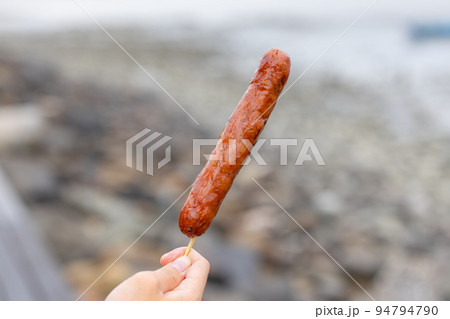 Grill sausage street market Taiwan 94794790