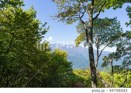 鳴虫山の山頂から見た景色（日光） 94796085