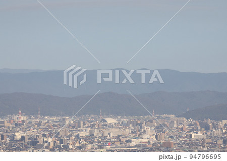 三頂山からの岡山市北区 94796695