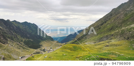 Beautiful valley with mountains aganist sky with clouds, from Masca  94796909
