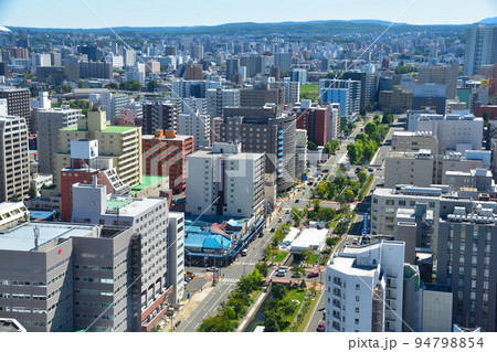 都市風景 札幌市 創成川公園 都市風景 札幌市 創成川公園 94798854